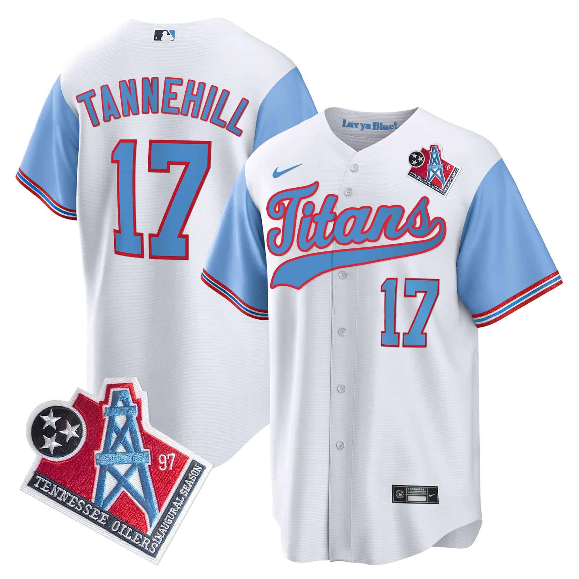 Men Tennessee Titans #17 Tannehill White Nike 1997 Throwback Limited Cool Base NFL Jersey style 1->indianapolis colts->NFL Jersey
